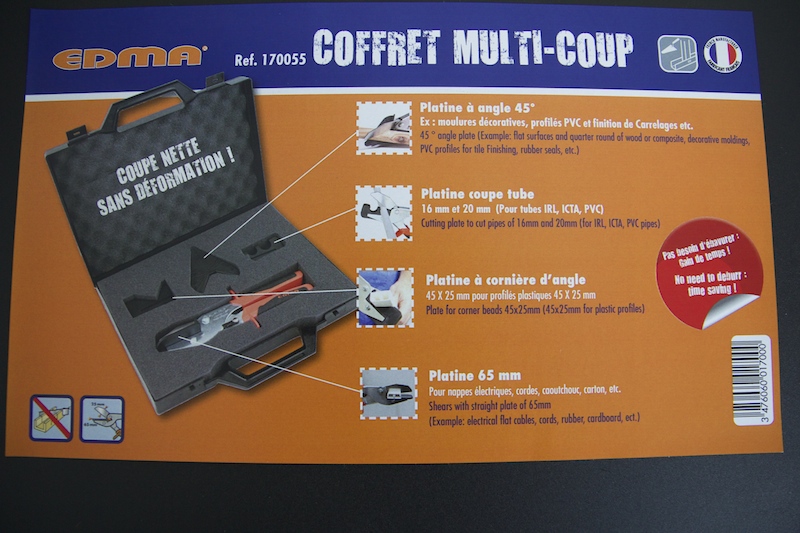 coffret Outils de découpe EDMA 