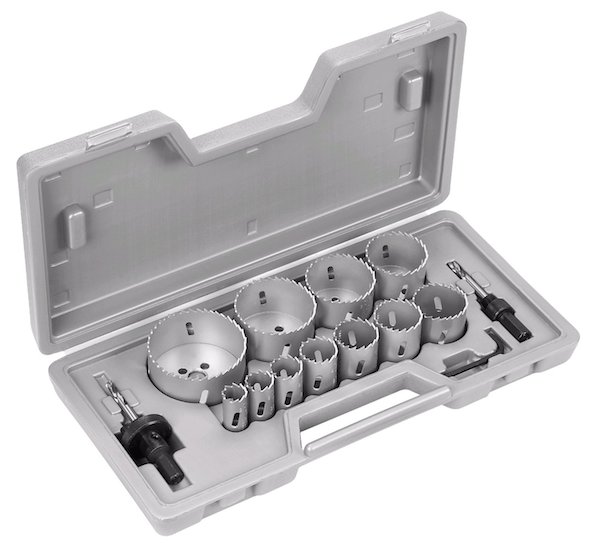 scies trépans en coffret coffret de scies cloches
