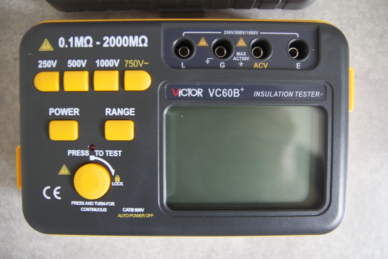 Mégaohmètre VC60B+
