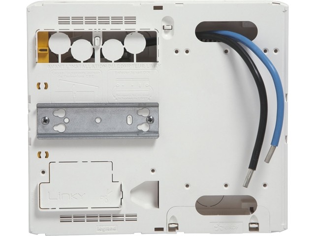 Platine EDF pour compteur electronique Linky 250x250x45mm équipée d'un DAB  Sélectif 15/45A 500mA