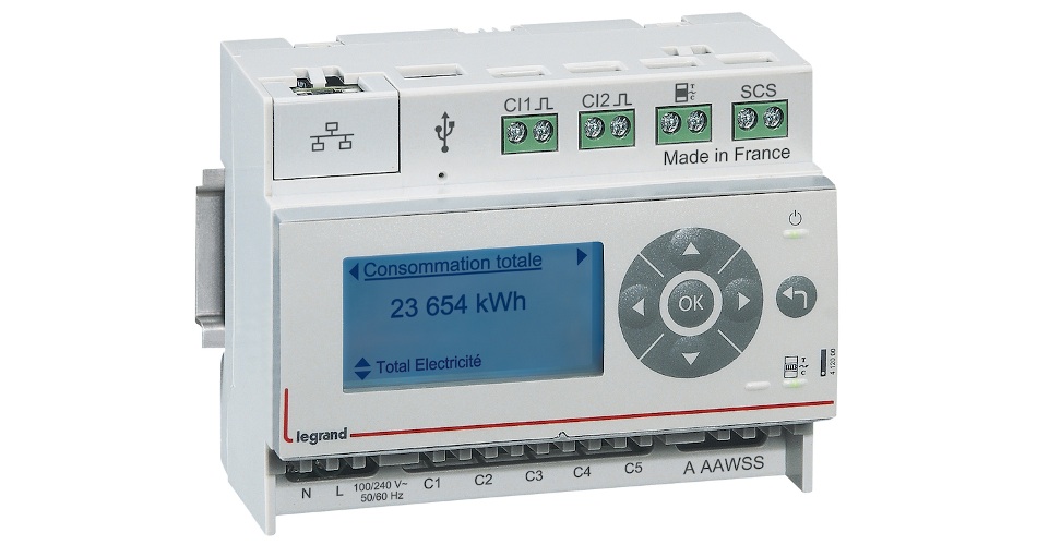 Eco-compteur Legrand 4 120 00: une solution modulaire pour mesurer la consommation  d'énergie 