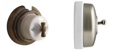 Prise et Interrupteur Fontini: test de l’appareillage fontini rétro porcelaine