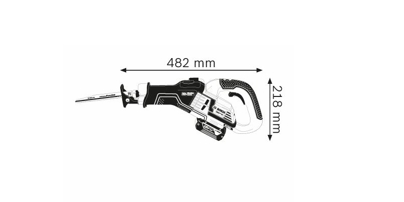 Scie sabre Bosch sans fil GSA 18V-32 test et avis