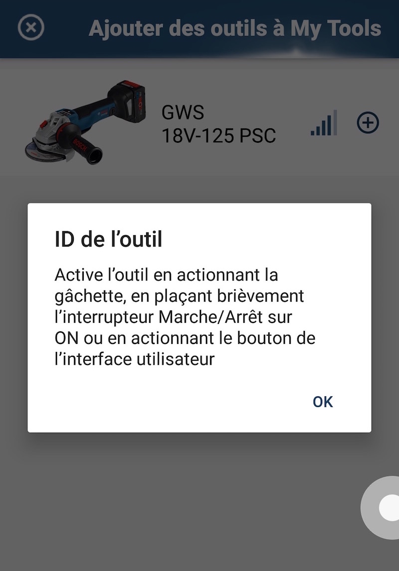 comment connecter la meuleuse Bosch en bluetooth meuleuse angulaire Bosch connectée en bluetooth