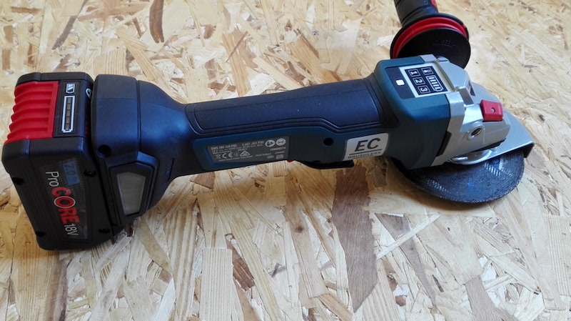 avis fonctionnement meuleuse sans fil Bosch connectée Test de la meuleuse 125mm Bosch connectée