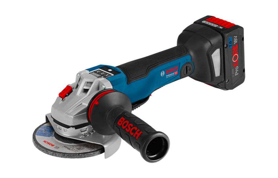 Meuleuse Angulaire Bosch GWS 18V 125 PSC, sans fil et connectée!