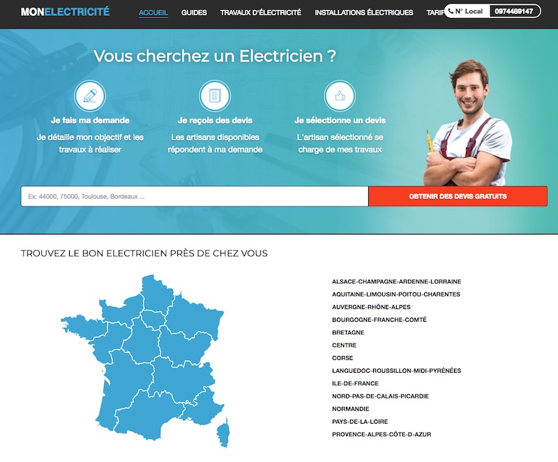 Avis pour trouver un électricien sur le net