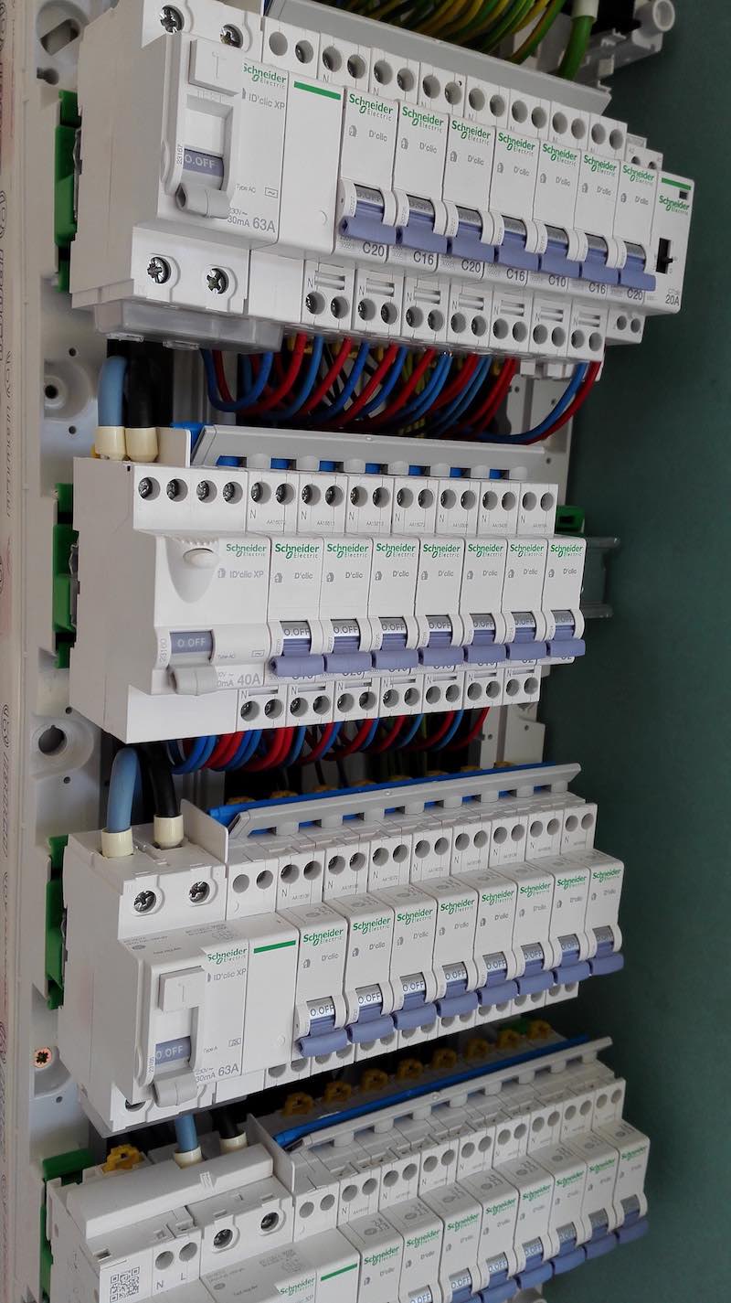 tableau électrique inspection contrôle CONSUEL
