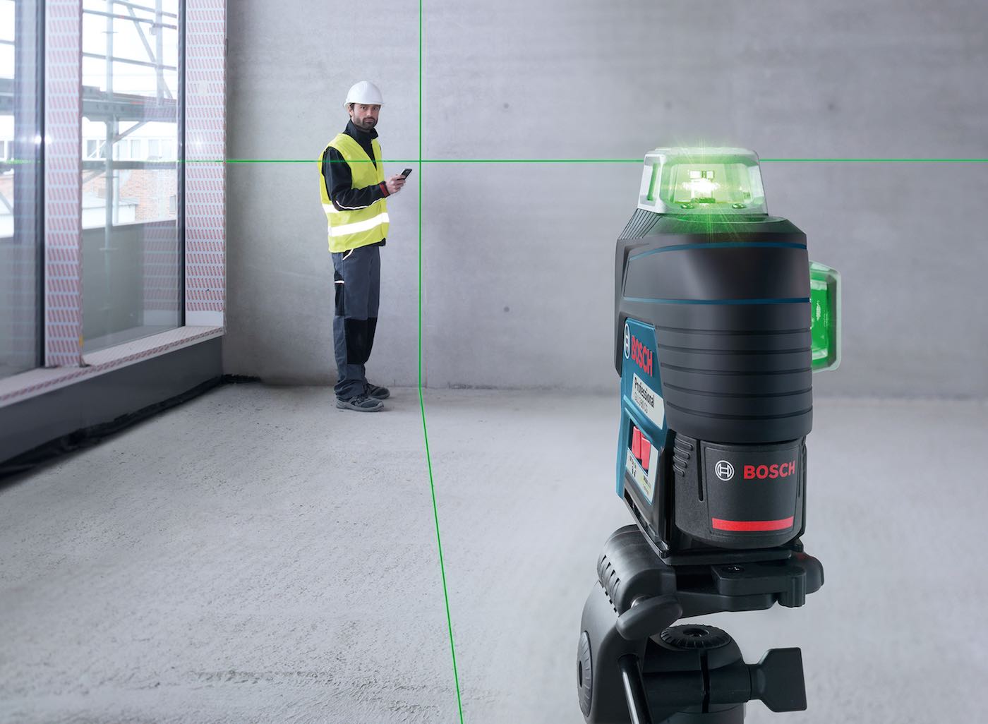 Test Du Niveau Laser Bosch Vert Gll 3 80 Cg Avec Connexion Bluetooth