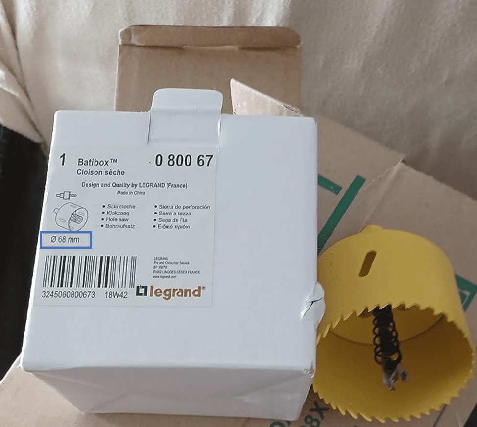 produit scie cloche legrand