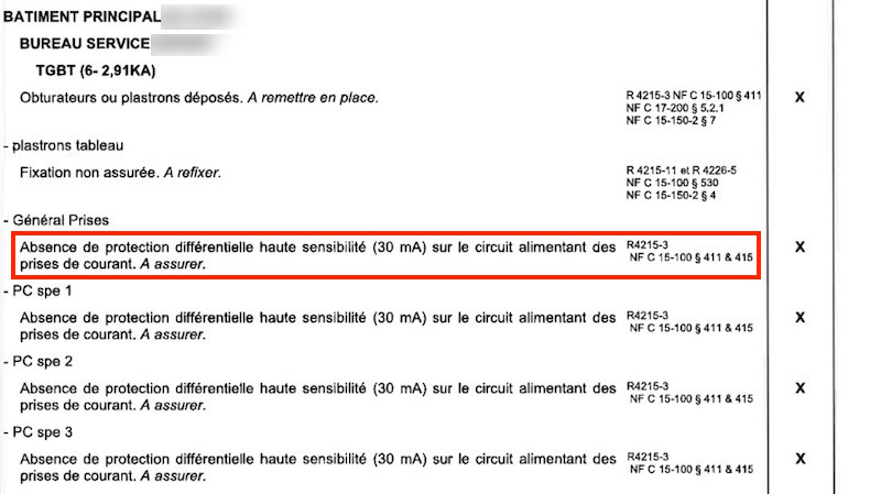 Anomalies du diagnostic électrique explication Quelles sont les anomalies du diagnostic électrique