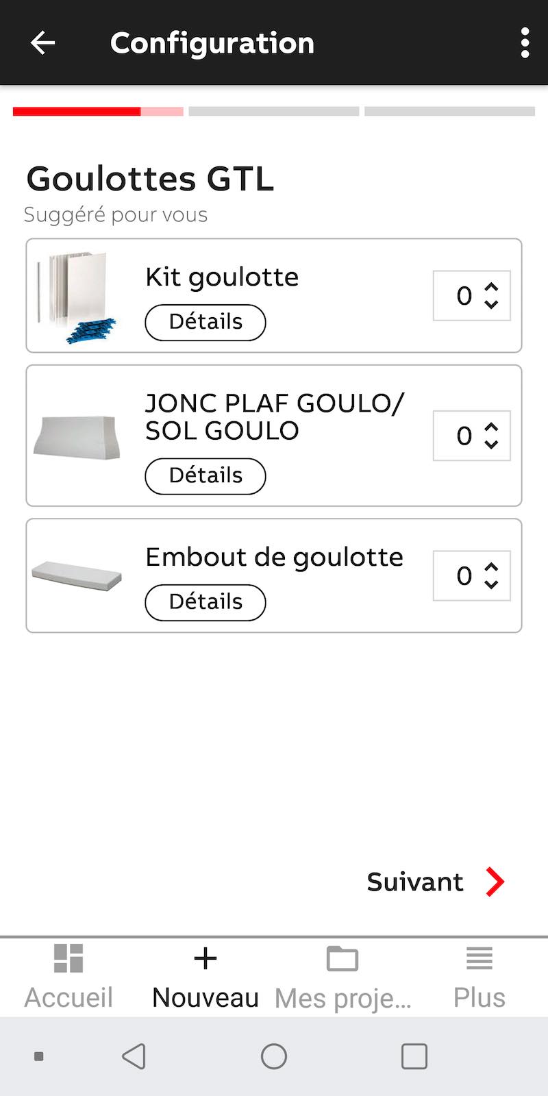 choix matériel électrique pour la GTL ABB