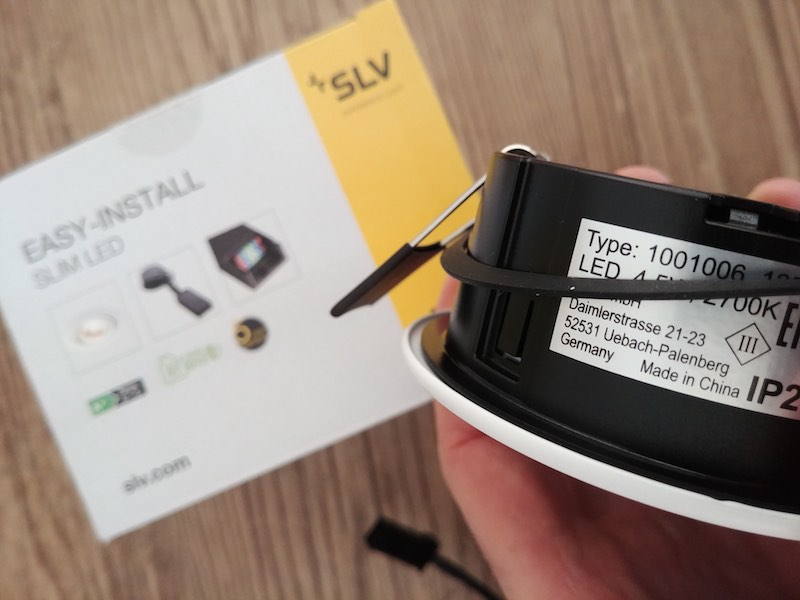 test du spot LED EASY-INSTALL