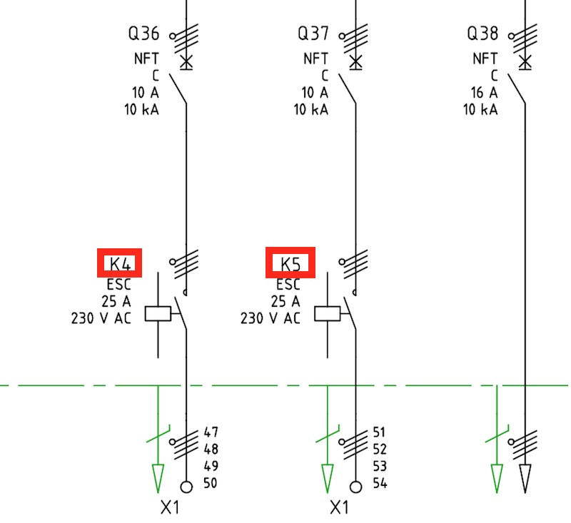 comment identifier un appareil sur un plan électrique schéma électrique industriel unifilaire