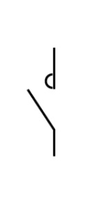 symbole du contacteur sur un schema électrique