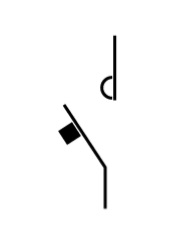 symbole elec discontacteur