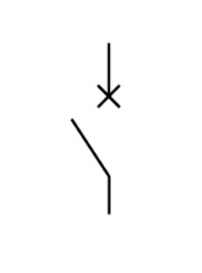 symbole électricité disjoncteur