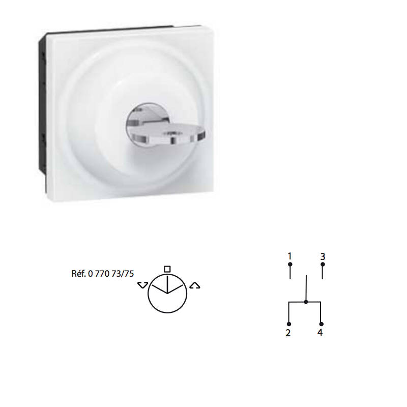 bouton a clé pour le Schéma électrique du rideau métallique