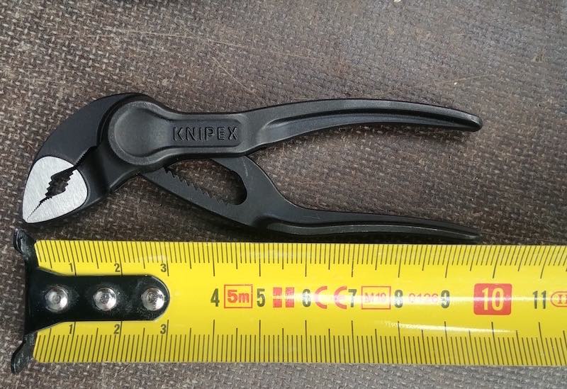 Mini pince Multiprise Knipex Cobra XS, un test de taille