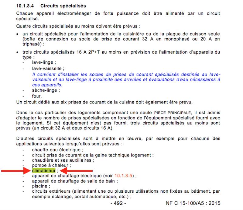 Branchement électrique du climatiseur mobile, comment faire?