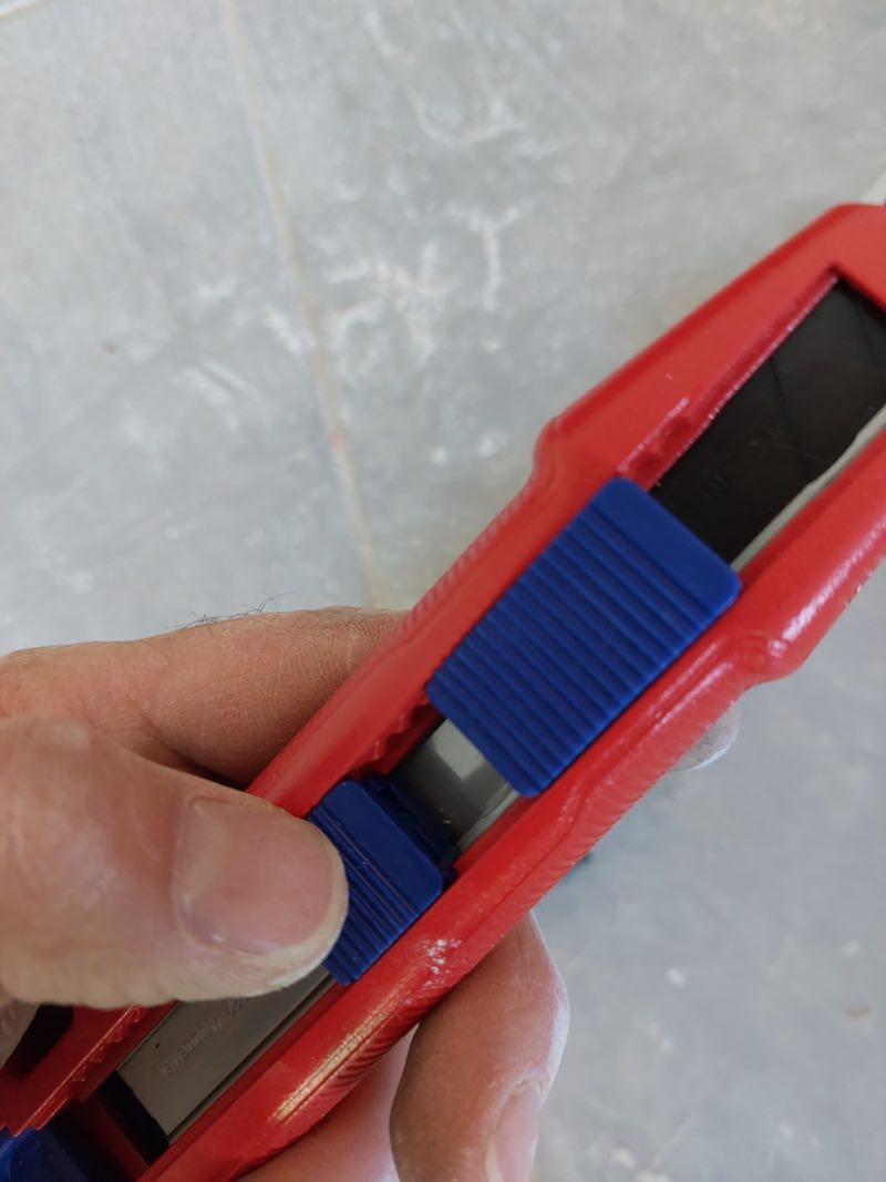 test du cutter knipex cutix