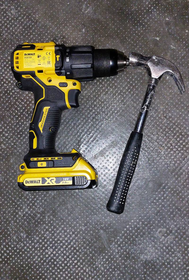 test de la perceuse visseuse 18V Dewalt