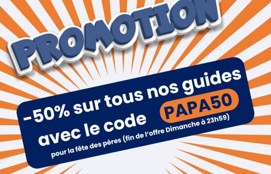 Fête des pères -50% sur tout le site