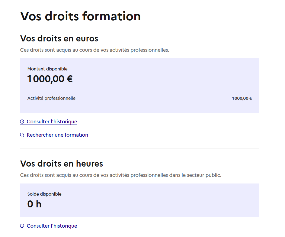 Vos droits