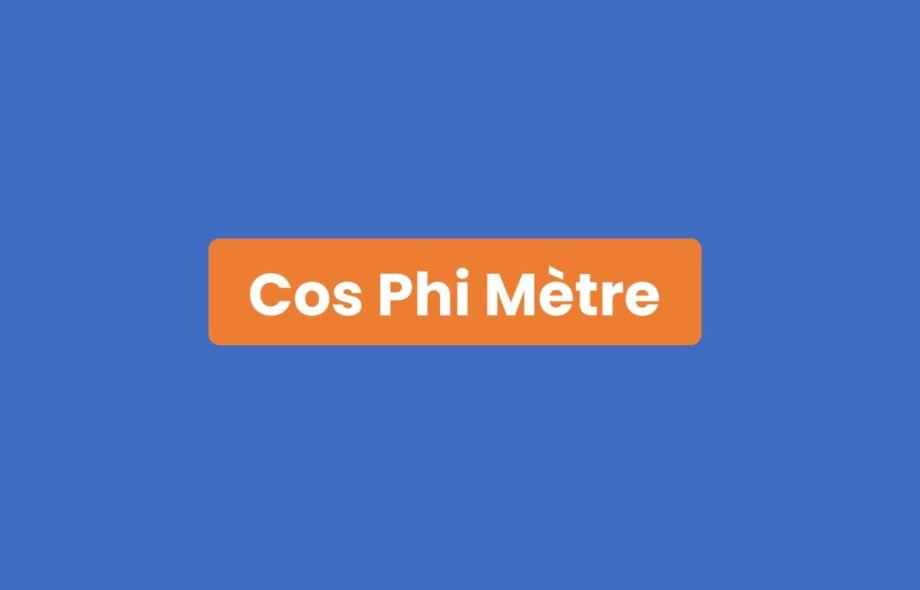 Cos Phi Mètre