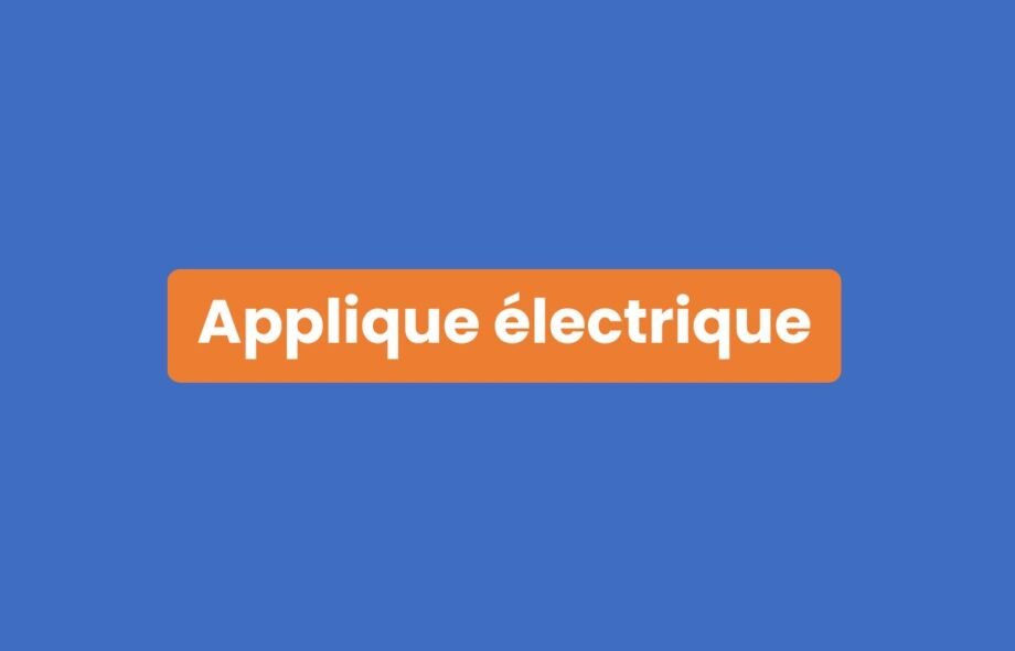 Applique électrique