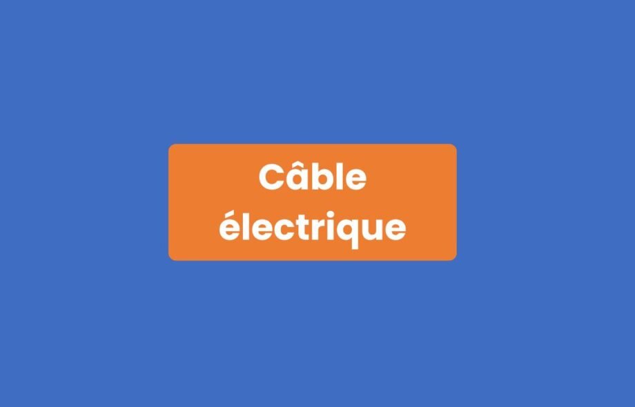 Câble électrique