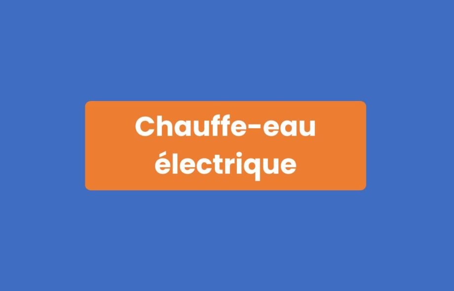 Chauffe-eau électrique