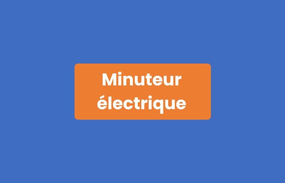 Minuteur Électrique