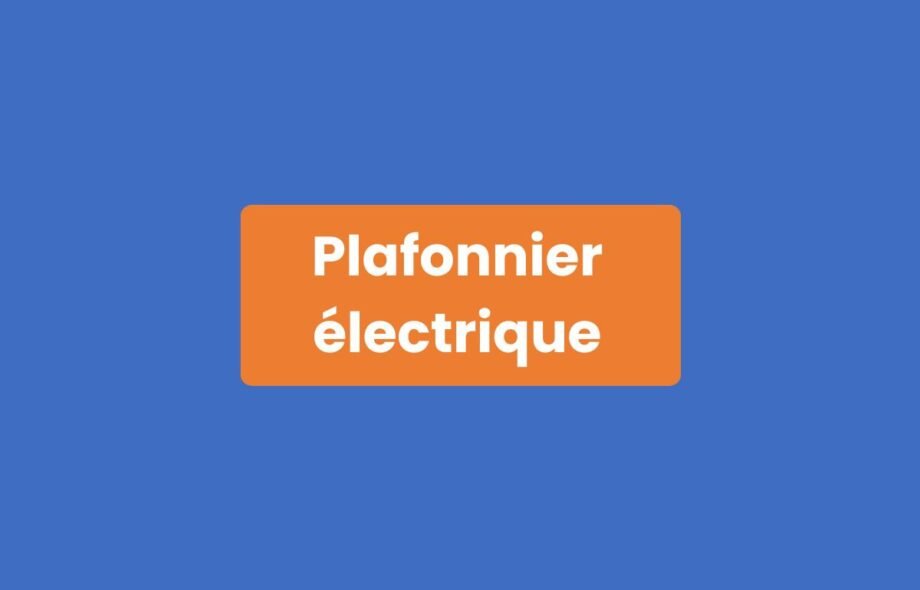 Plafonnier Électrique