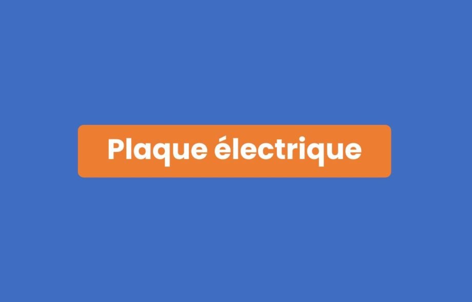 Plaque électrique