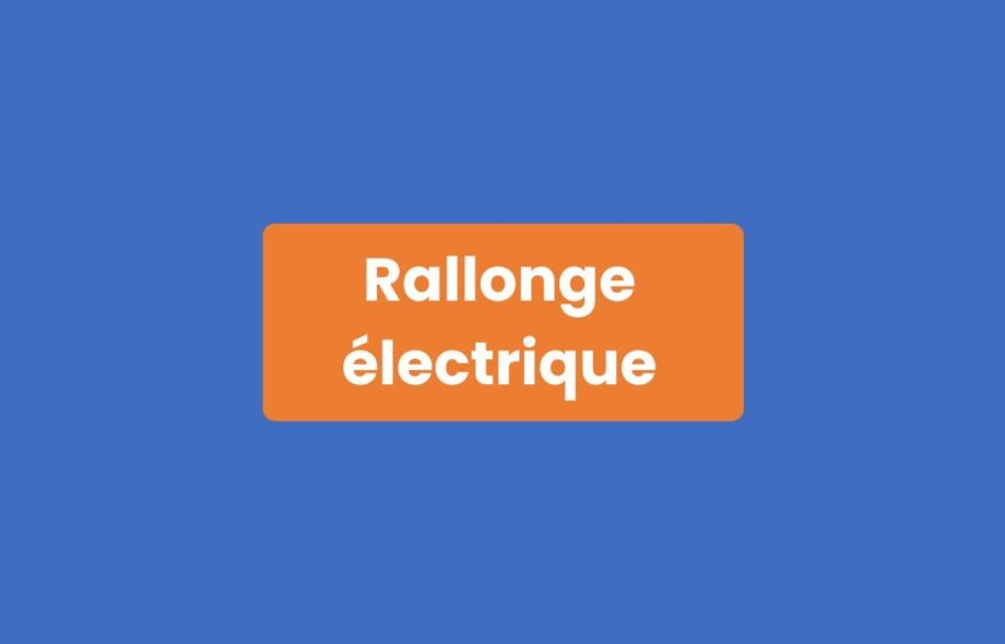 Rallonge électrique