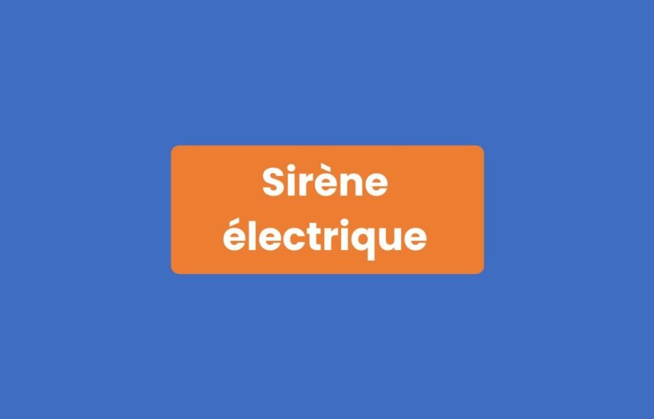 Sirène Électrique