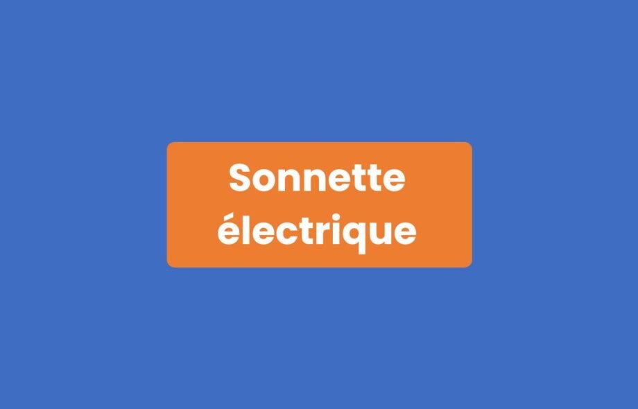 Sonnette Électrique