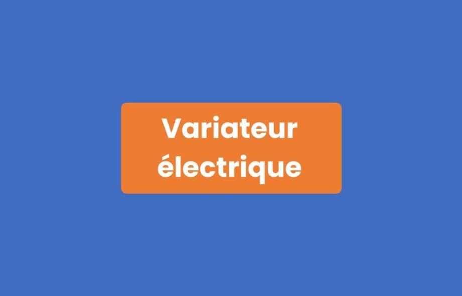 Variateur Électrique