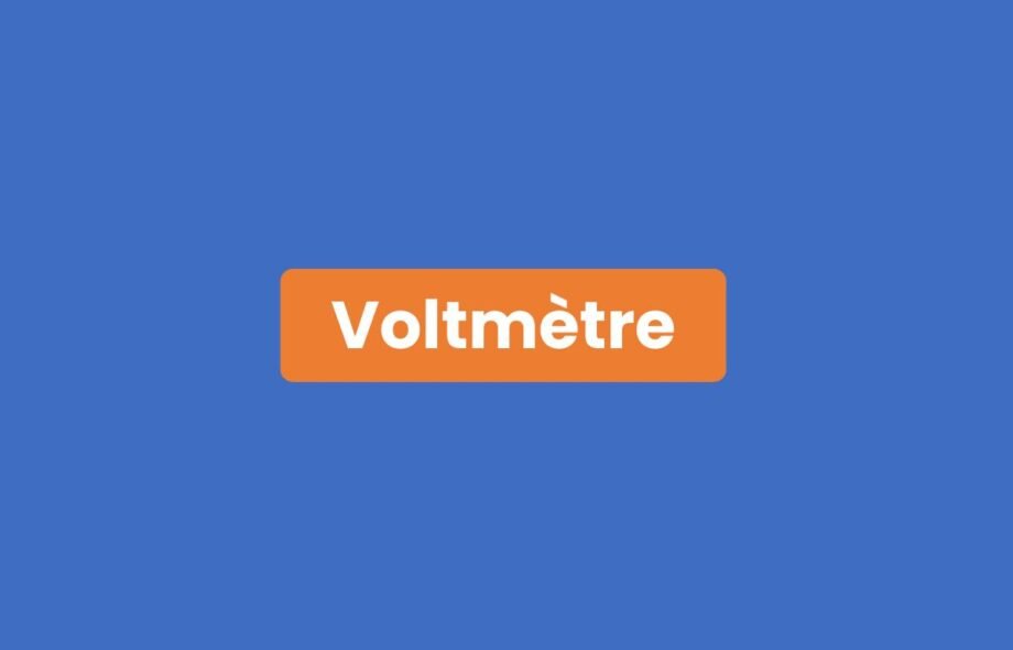 Voltmètre