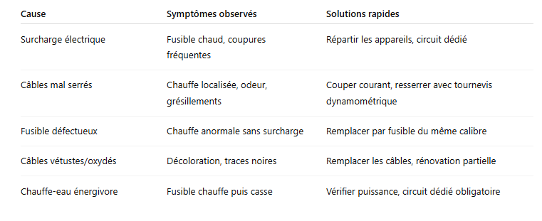 tableau-recapitulatif-causes-symptomes-solutions-rapides-fusible-qui-chauffe
