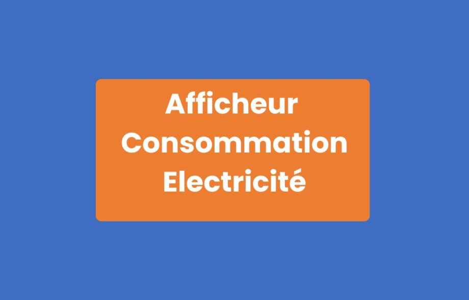 Afficheur Consommation Électricité