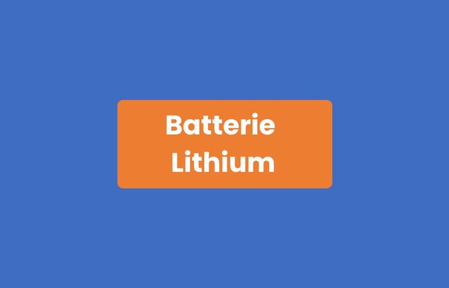Batterie Lithium