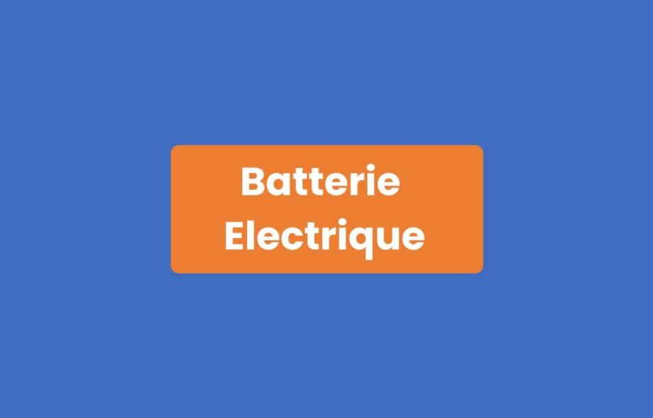 Batterie électrique