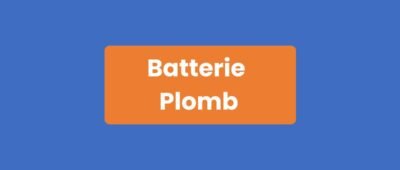 Batterie Plomb