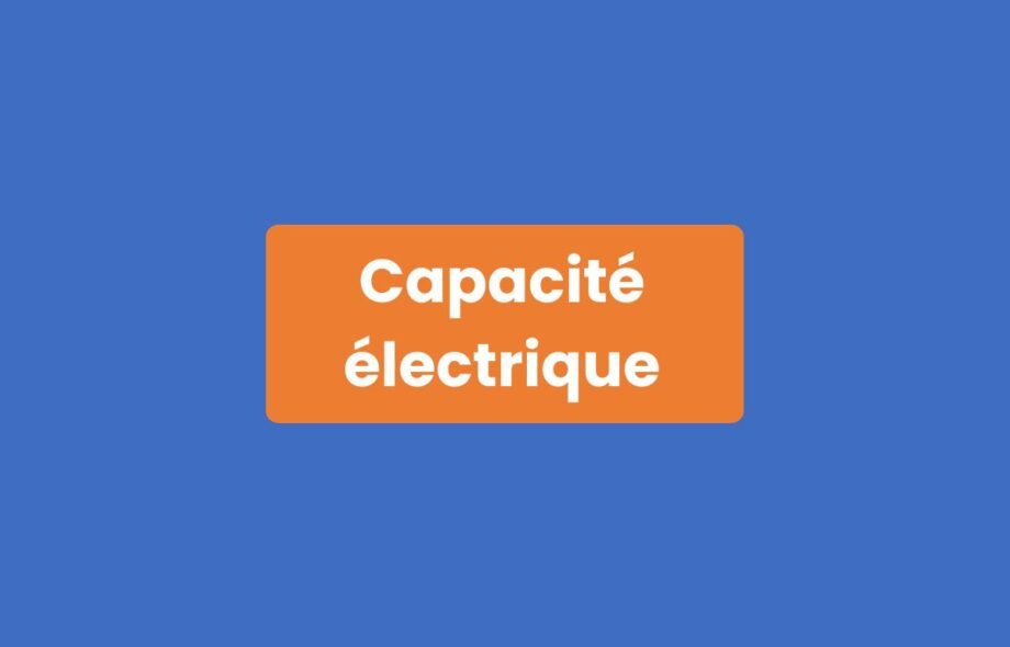 Capacité Électrique