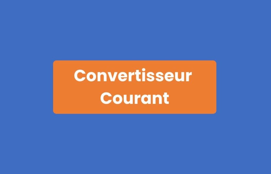 Convertisseur Courant