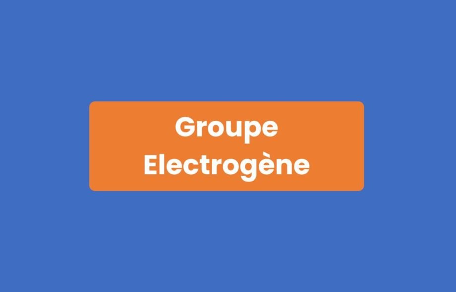 Groupe électrogène