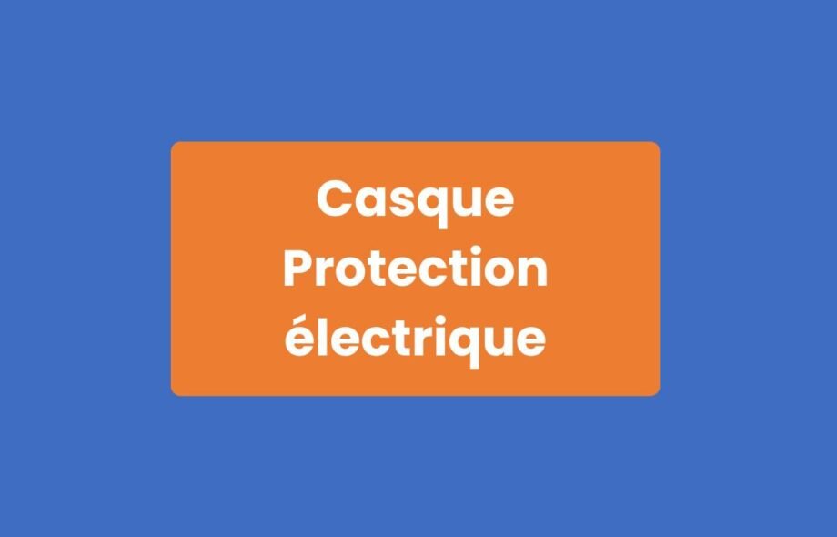 Casque Protection Électrique