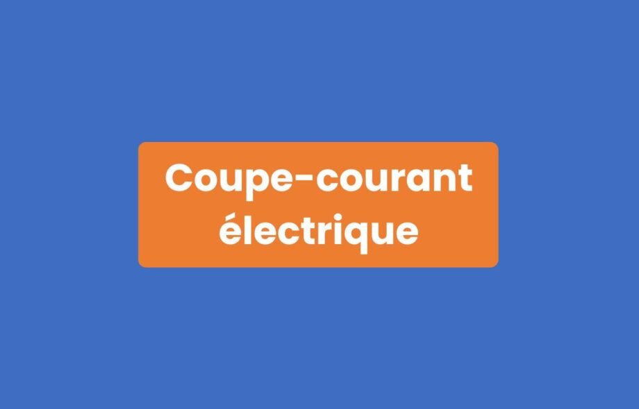 Coupe-courant électrique